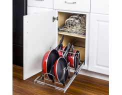 Base Pots and Pans Organizer - Schrock Cabinetry