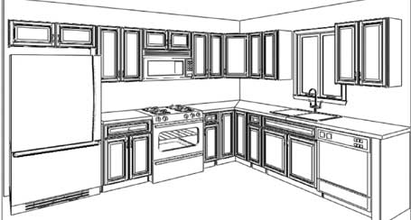 standard 10 x 10 kitchen